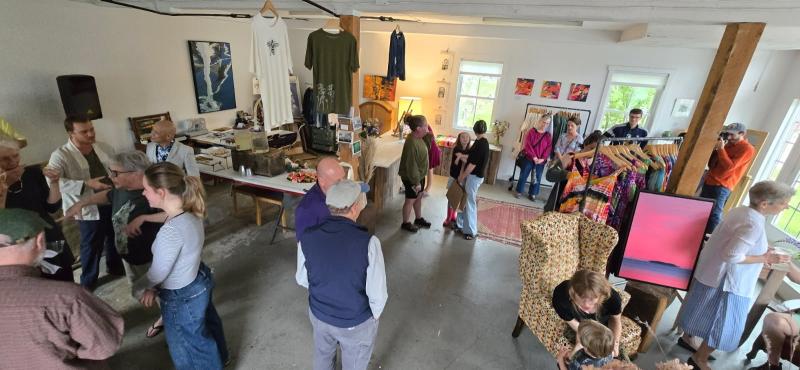 Mitchell & Co. was a lively place for its first First Friday. Courtesy of Morgan Mitchell Mitchell & Co. was a lively place for its first First Friday. Courtesy of Morgan Mitchell