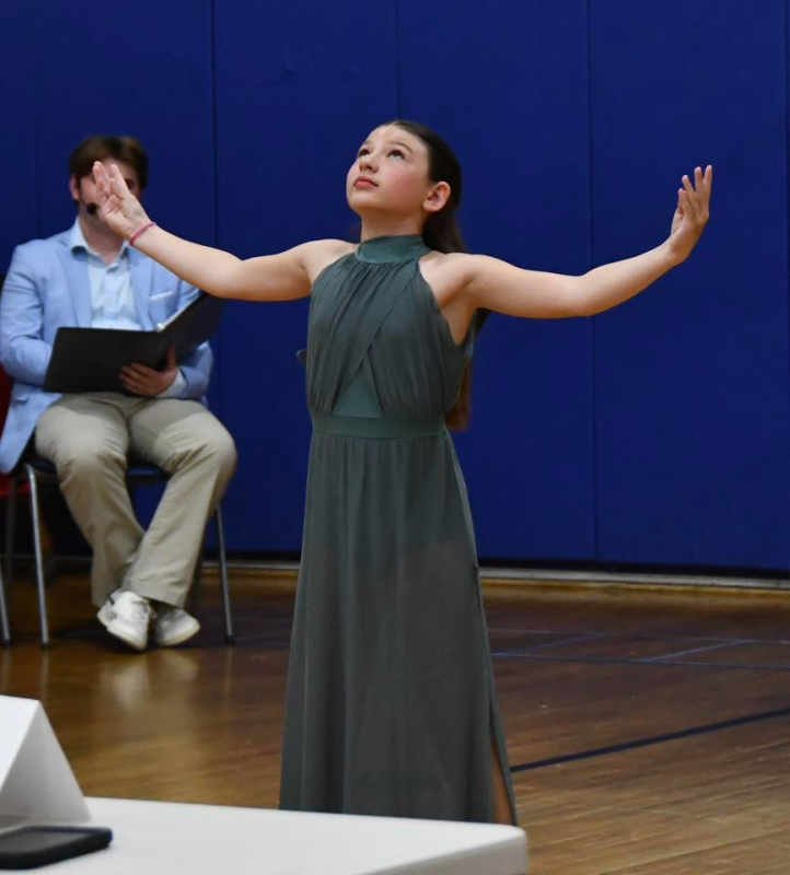Royal Windjammer 2024 Sheyenne Upham dances her last number as Royal Windjammer. Leah Plummer photo Royal Windjammer 2024 Sheyenne Upham sings her last number as Royal Windjammer. Leah Plummer photo