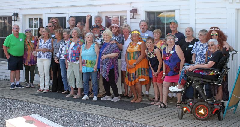 Members of Boothbay Region High School Class of 1975 at their 50th year reunion at Brady's restaurant July 26. Steve Edwards photo Members of the Boothbay Region High School Class of 1975 at their 50th year reunion at Brady's restaurant on July 26. Steve Edwards photo