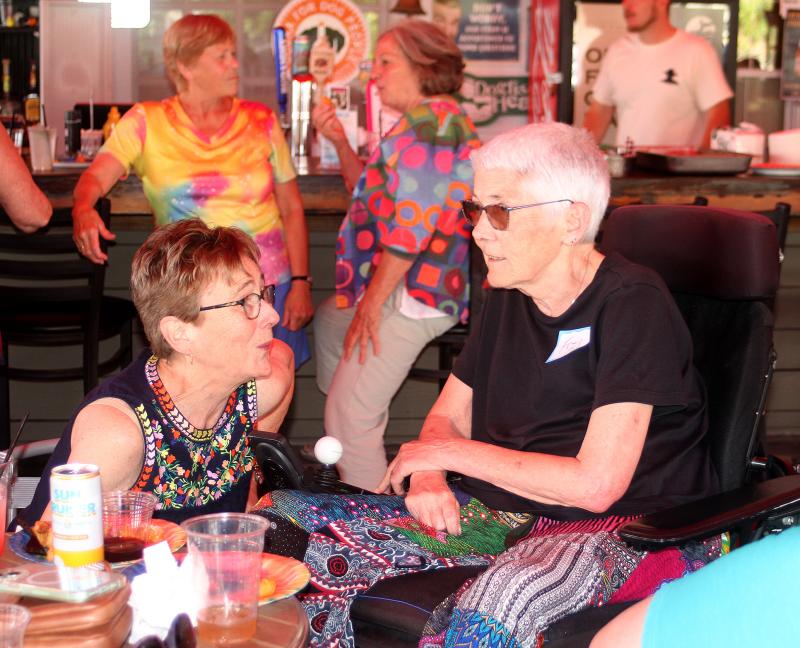 Kara Niemi and Martha Dolloff Landry. Steve Edwards photo Kara Niemi and Martha Dolloff Landry. Steve Edwards photo