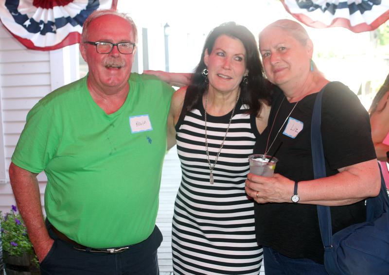 Kevin Burnham, Lea Boyar and Liz Harriman. Steve Edwards photo Kevin Burnham, Lea Boyar and Liz Harriman. Steve Edwards photo