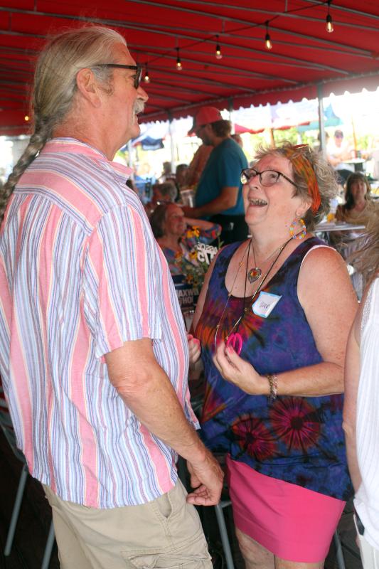 Geoff Parkhurst and Wendy Warren Wood. Steve Edwards photo Geoff Parkhurst and Wendy Warren Wood. Steve Edwards photo