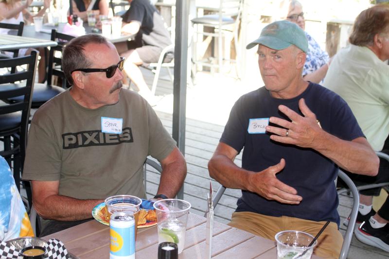 Steve Higgins and Breck Holloday. Steve Edwards photo Steve Higgins and Breck Holloday. Steve Edwards photo