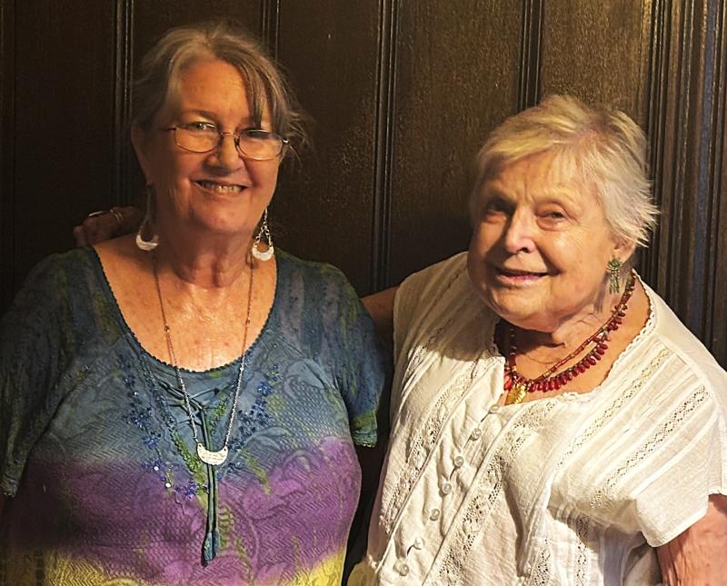 Jennifer Matthews and Kathleen Billis equal sister power! LISA KRISTOFF/Boothbay Register Jennifer Matthews and Kathleen Billis = Sister Power! LISA KRISTOFF/Boothbay Register