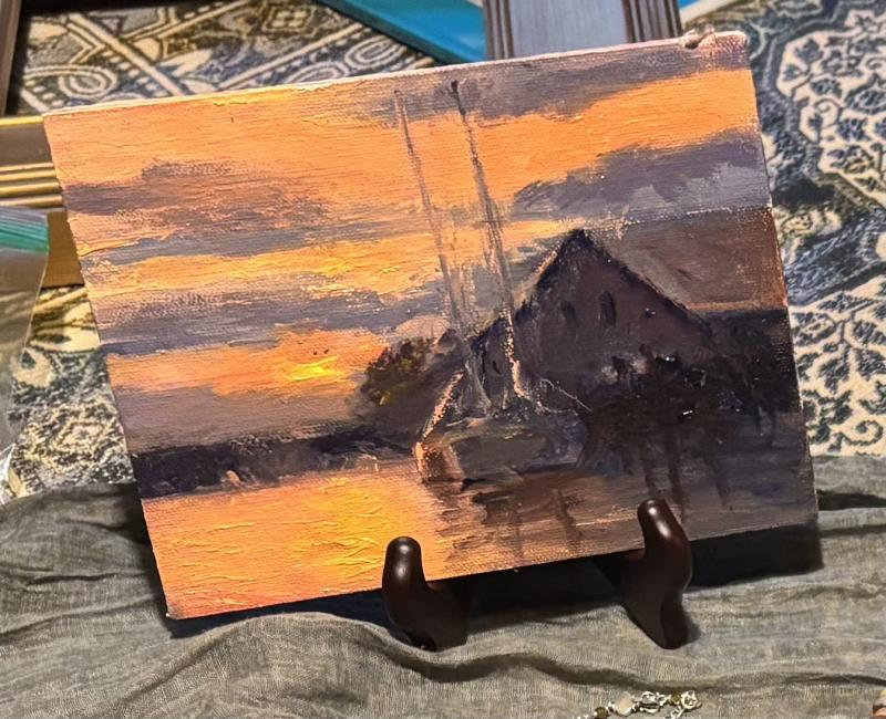 Kathleen Billis painting 2025. Kathleen Billis painting 2025.