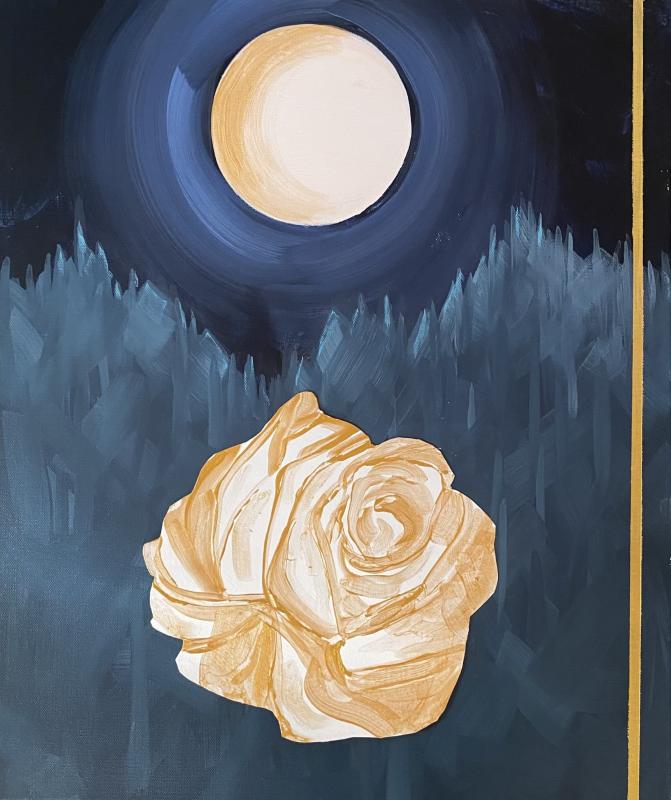 "Rose and Moon" - Sarah Wilde.