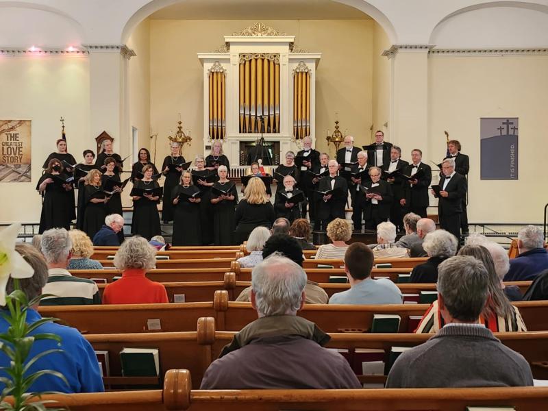 St. Cecilia Chamber Choir May 2025 concert. David O'Brien photo