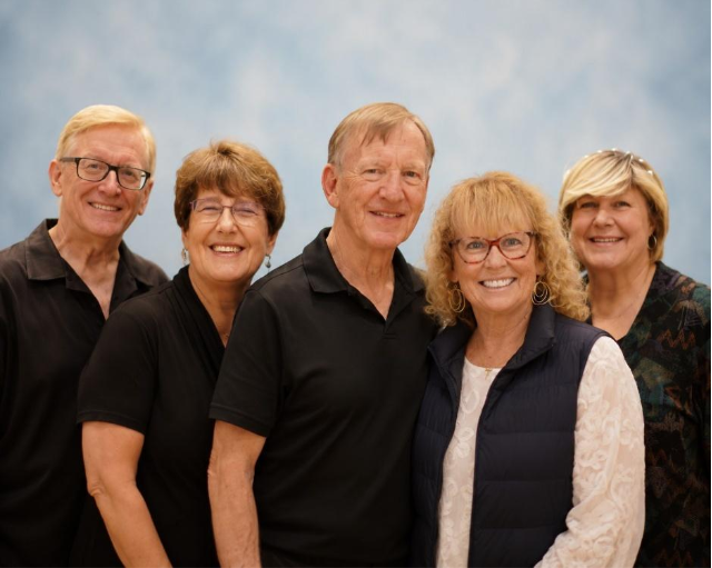 Pictured from left are Mark Thallander, Wendy Hagarty, Ted Hagarty, Janice Stover and Mary Carol Kennedy. Courtesy photo