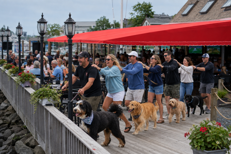 Waterfront dining