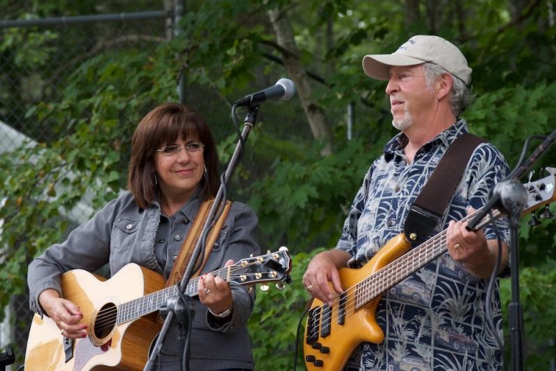 Jackson Gay performing with Debbie Myers and the Redneck Rodeo, 2025. Courtesy of Hilary Petersen