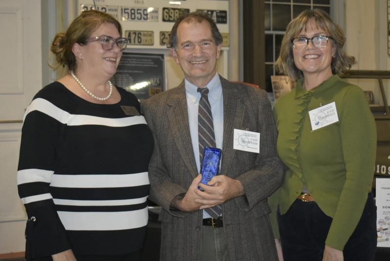 Chip Schwehm - Educator of the Year. LISA KRISTOFF/Boothbay Register