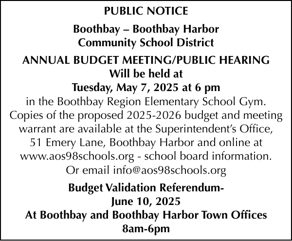 AOS 98 | ROCKY CHANNELS SCHOOL SYSTEM - Annual Budget Meeting/Public Hearing