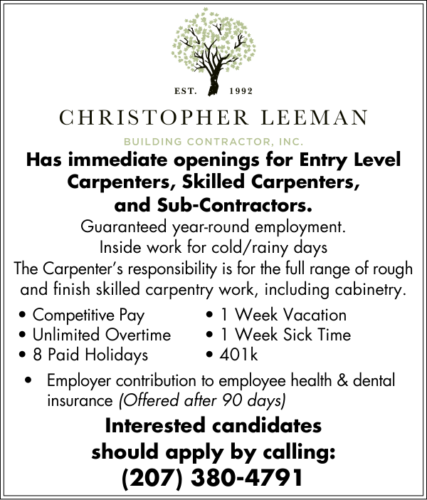 Christopher Leeman Help Wanted