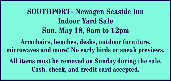 Newagen Seaside Inn Yard Sale