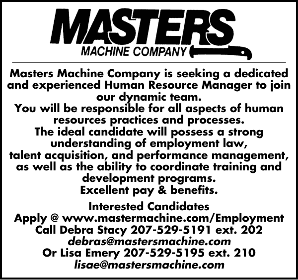 Master Machine Human Resource Manager