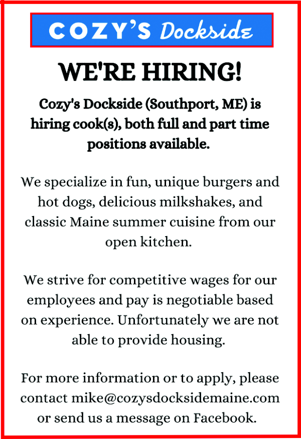 Positions Available