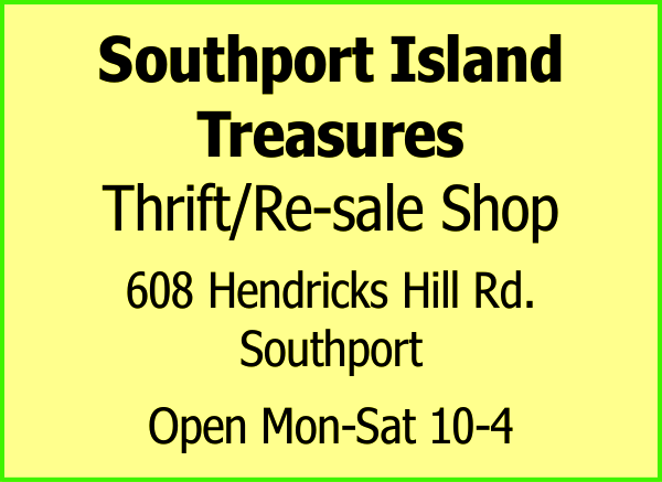 Southport Island Treasures Thrift Store and Retail Shop 