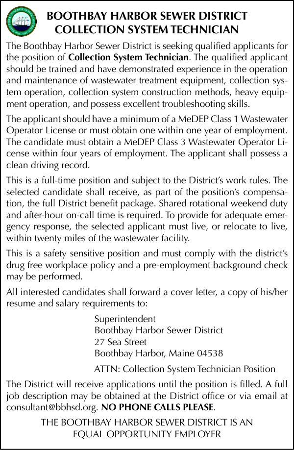 Collection System Technician  