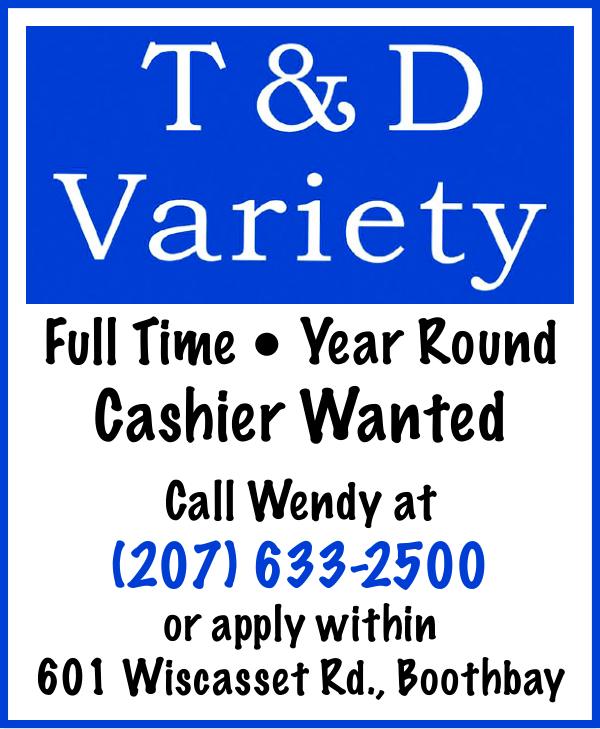 Full-time Year Round Cashier Wanted