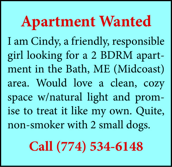 Midcoast Rental Wanted