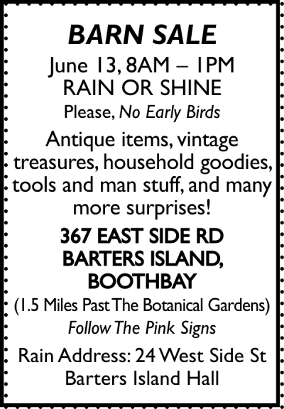Yard Sale Evelyn Axtell