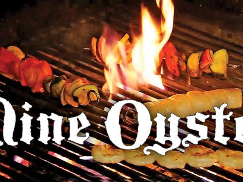 Mine Oyster wood fire grill Mine Oyster