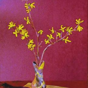 A Judy Nixon painting from the 2024 Member's Show. Courtesy of the venue
