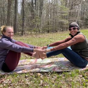 Finding connection at a Hearty Roots retreat. Courtesy photo