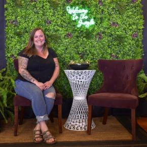 Heidi Fuller welcomes guests "to the jungle" at her new store in downtown Boothbay Harbor. ISABELLE CURTIS/Boothbay Register