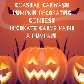 Coastal Car Wash and the Harbor’s Choice Laundry is hosting their first ever pumpkin decorating competition. Courtesy of Terri Herald