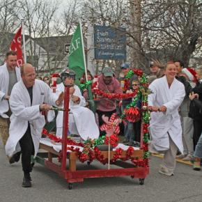 Greenleaf Inn team steering their way to a win. STEVE EDWARDS/Boothbay Register