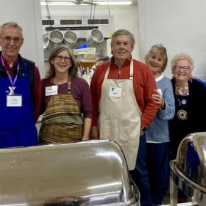 All of the volunteers at the Community Meal. Courtesy of Allyson Goodwin