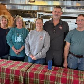 The Freedom Auto group ready to serve Community Lunch Jan. 19. Jen Mitchell photo