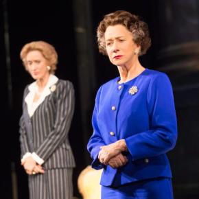 Helen Mirren portrays Queen Elizabeth II in the 2013 National Theater Live production, "The Audience." Back on the Lincoln Theater screen by popular demand April 23 and 24. Courtesy of the venue