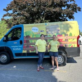 Summer Meals volunteers in front of Lulu. Courtesy photo