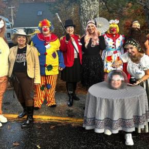 The staff of the Family Care Center celebrated Halloween as circus performers. KEVIN BURNHAM/Boothbay Register