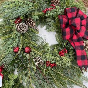 Get your holiday wreath from the Bremen Library. Courtesy photo