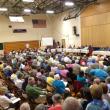 More than 300 Boothbay residents raised their hands Wednesday when asked if they wanted to keep St. Andrews Hospital open. The action came during a joint meeting of the elected representatives of Boothbay, Boothbay Harbor, Southport and Edgecomb. SUE MELLO/Boothbay Register