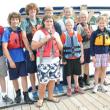 The 2012 Boothbay Region High School sailing team returns several sailors to the water this year. With several returning sailors, Coach Sally Lloyd said she expects big things from this year’s team. Back row, from left are Caleb Colby, Hayden Wright, Sherm Brewer, Liam Conlin, Coach Sally Lloyd, Myron Hahn, Jessica Murphy, Jake Brewer; front row, from left are Ben Betts, Nolan Conlin and Madison Gaudette. BEN BULKELEY/Boothbay Register