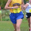 Hannah Morley closes in on the finish line, earning seventh place overall in the freshmen girls division with a time of 22:08. Courtesy of Aquilino Alamo