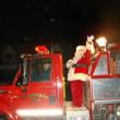 Santa arrives with Fire Dept. escort to the Boothbay Common. LISA KRISTOFF/Boothbay Register 