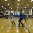 Freshman guard Hannah Morley handles the ball with precision, as she drives down the lane. RYAN LEIGHTON/Boothbay Register 