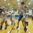 Morgan Crocker gets ready to shoot while cousin Allison Crocker (# 23) and teammate Ashley Reed look on. RYAN LEIGHTON/Boothbay Register