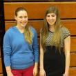 Samantha Carter and Nicole LaBrecque represent 2 of the 4 swimmers for BRHS. RYAN LEIGHTON/Boothbay Register