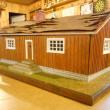 This model of the proposed Club House was built by a Mr. Strattard in 1954 to be displayed in store windows around town as part of the associations’ fundraising campaign. Changes were made when the actual building commenced. Courtesy of Earl Leavitt