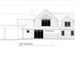 This architectural drawing depicts the expected new look of the Boothbay Harbor Memorial Library as it will appear from the parking lot on Howard Street. The library's trustees hope to begin work this fall with completion targeted for April 2014. Courtesy of Boothbay Harbor Memorial Library