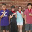 Silver medal winners included, from left, Nick Morley, Will Perkins, Maddy Faulkingham and Ellison Boord. They met their step goals five times a week for five weeks. Photos courtesy of Rita Arnold