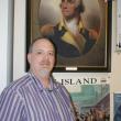 Normand L'Heureux in his classroom at Boothbay Region High School. KEVIN BURNHAM/Boothbay Register