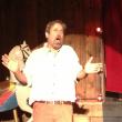 Robb Barnard, Carousel Music Theater owner and performer, knocks out the audience with "Sara Lee."