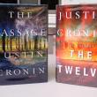 Two of three novels in "The Passage" trilogy by Justin Cronin. Courtesy of Boothbay Harbor Memorial Library
